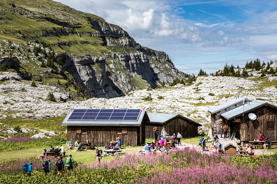 © Slide show evening at the refuge de Sales - Olivier Octobre / CCMG