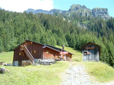 To the chalet des Fonts