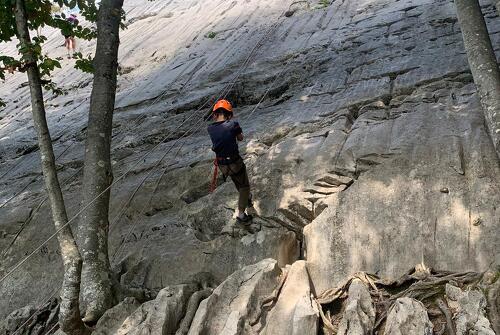 Grimpe aux Carroz 