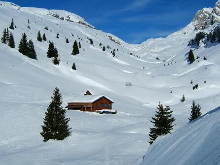 Col de Bostan (unmarked snowshoe route)